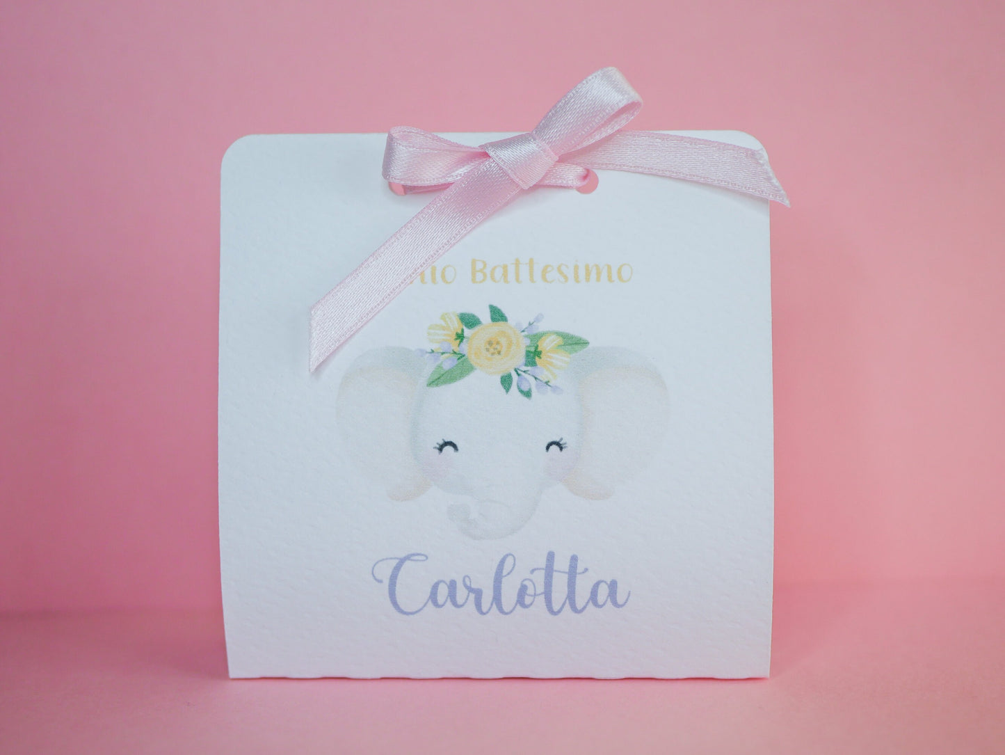 Scatolina battesimo, scatolina porta confetti nascita, bomboniera battesimo bambina animali del bosco