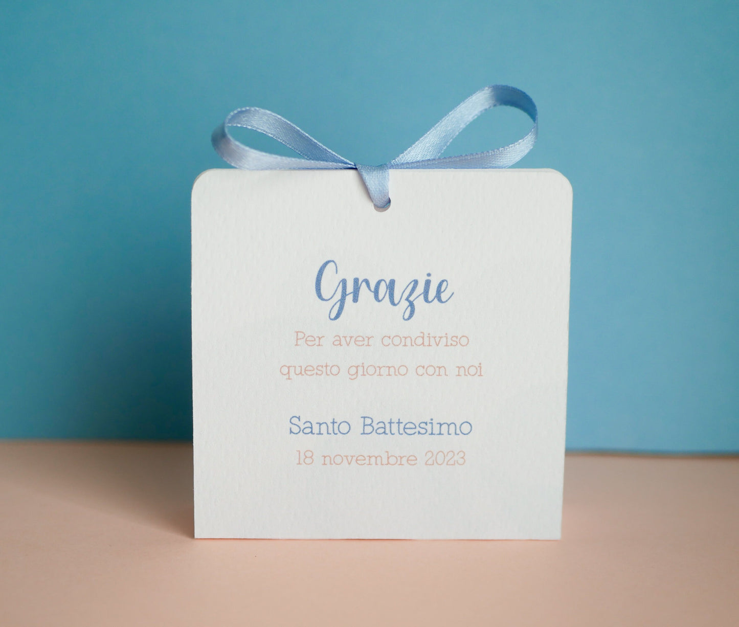 Scatolina battesimo bambina, scatolina porta confetti nascita, bomboniera battesimo bambino con orsetto e orsetta con arcobaleno