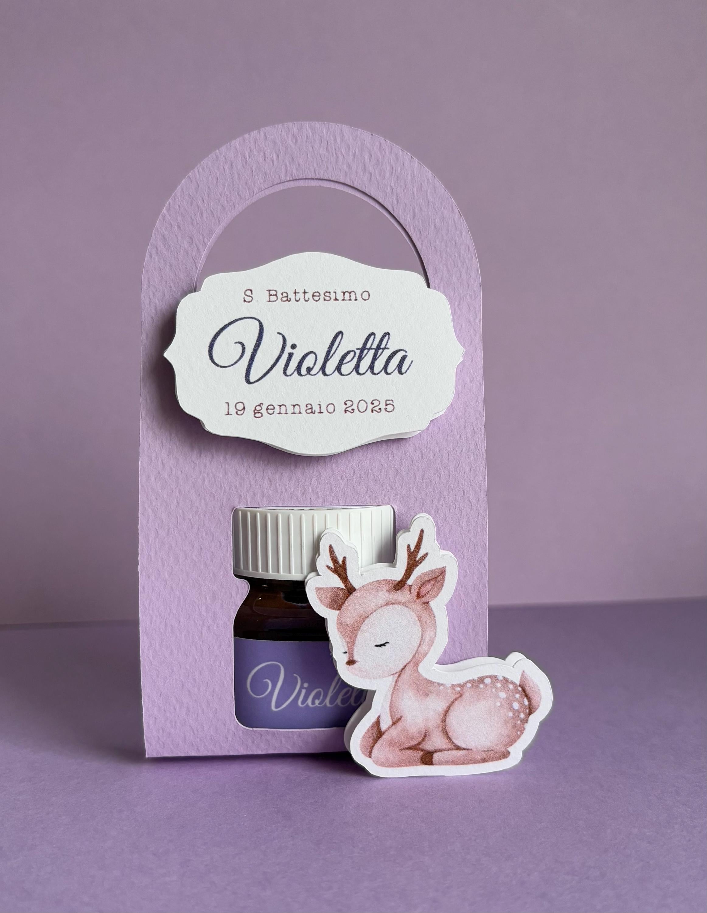 Nutelline personalizzate con bag per Battesimo bambina e compleanno bambino