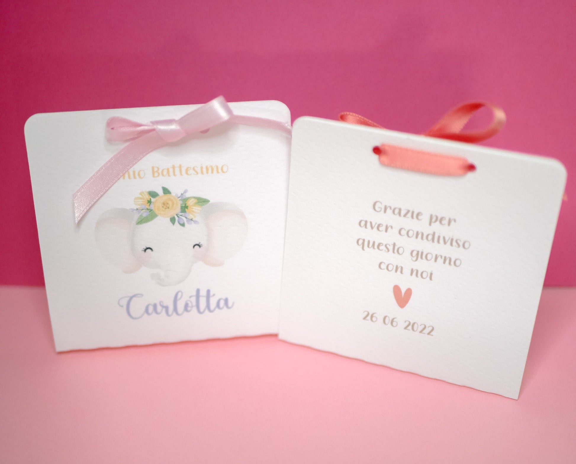 Scatolina battesimo, scatolina porta confetti nascita, bomboniera battesimo bambina animali del bosco