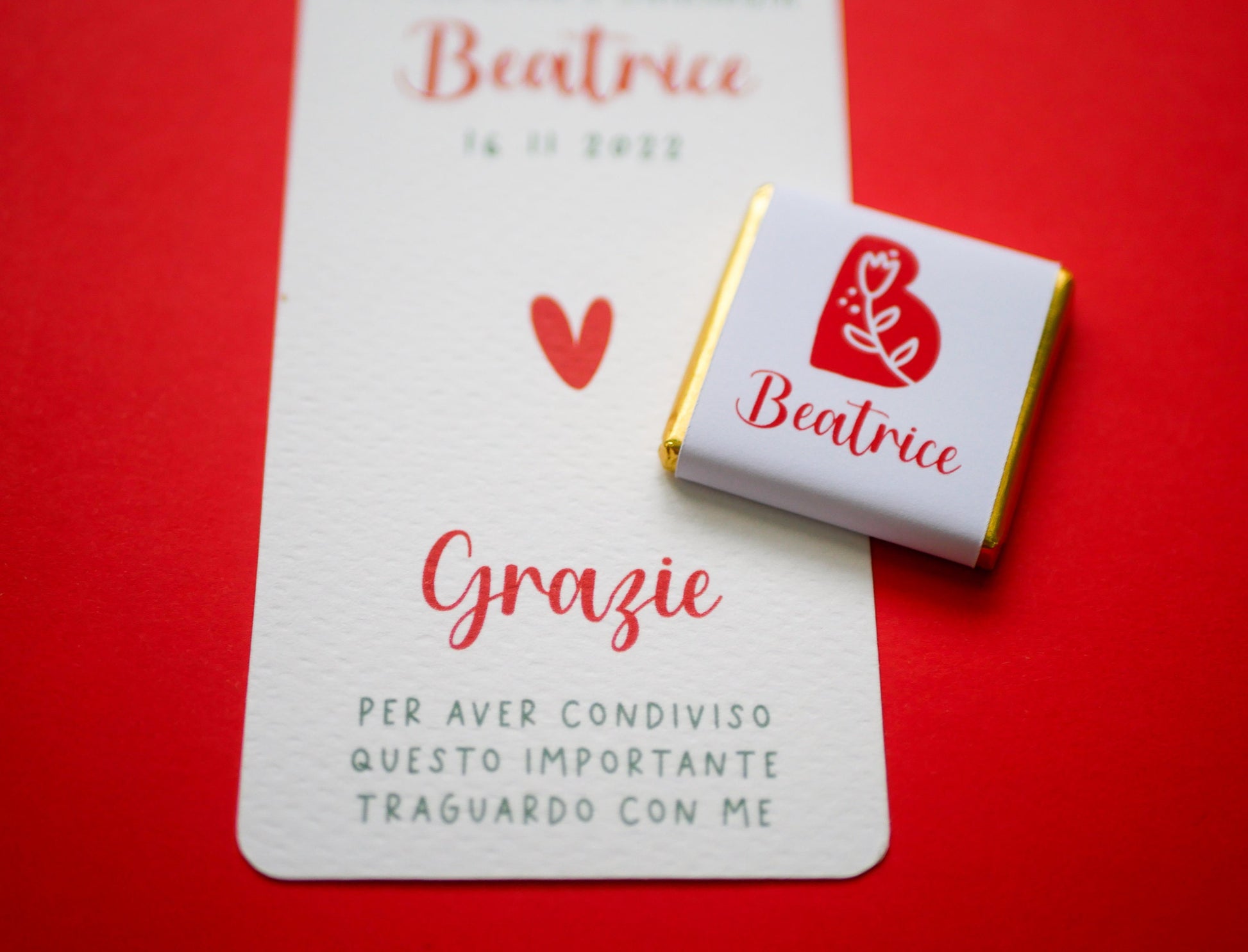 Cioccolatino personalizzato con segnalibro per Laurea, segnaposto tavola laurea, bomboniera laurea, segnalibro diploma