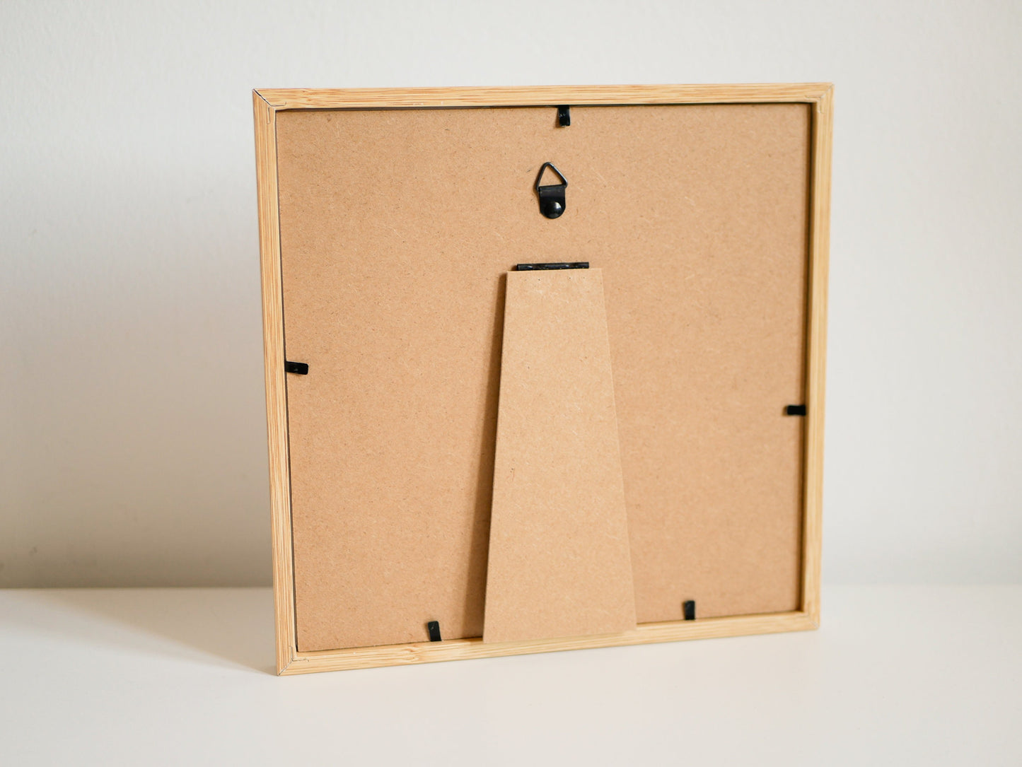 Stampa con cornice quadretto Battesimo, regalo bomboniera Madrina e Padrino in stile boho con coniglietto