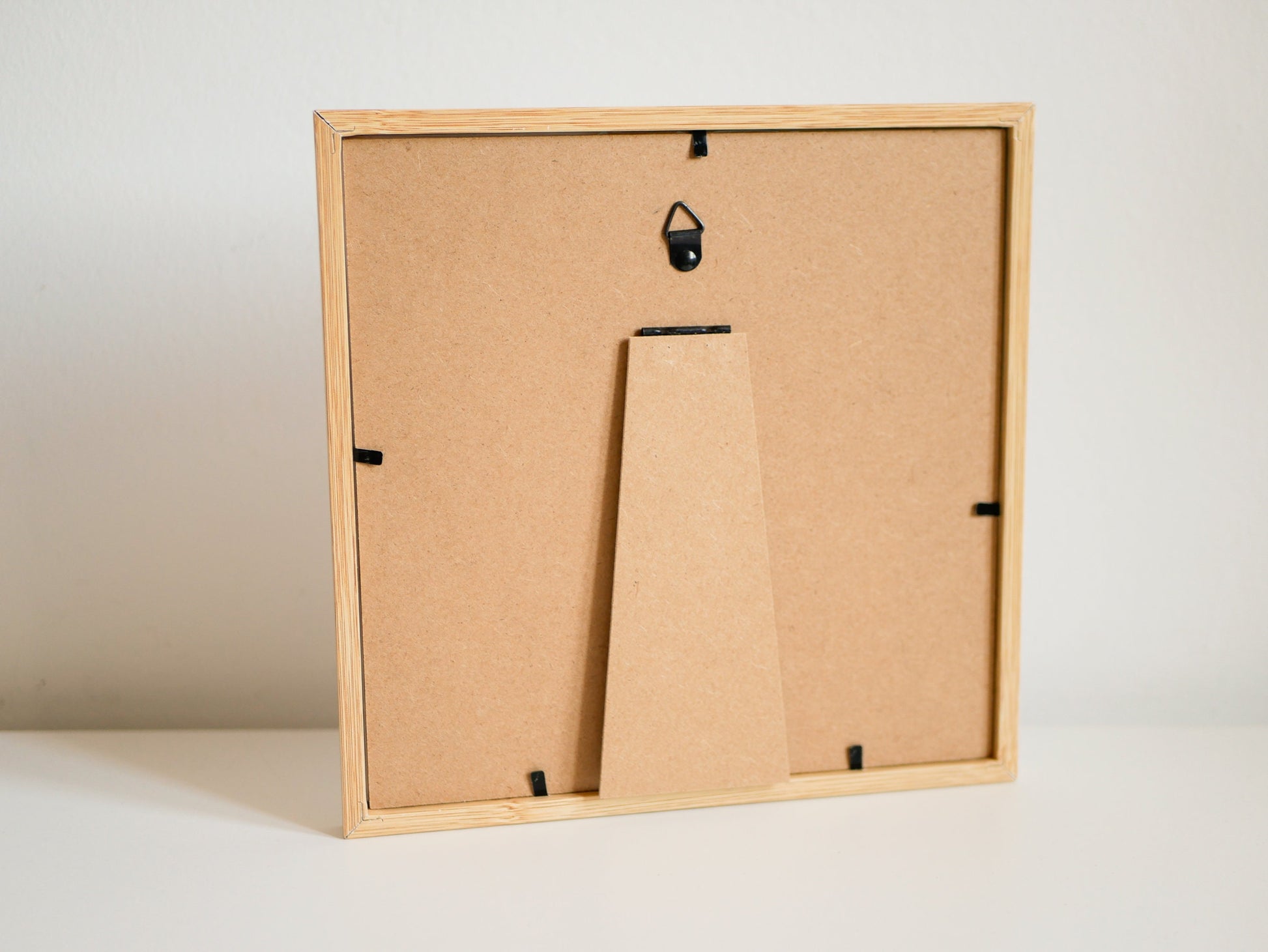 Stampa con cornice quadretto Battesimo, regalo bomboniera Madrina e Padrino in stile boho con coniglietto