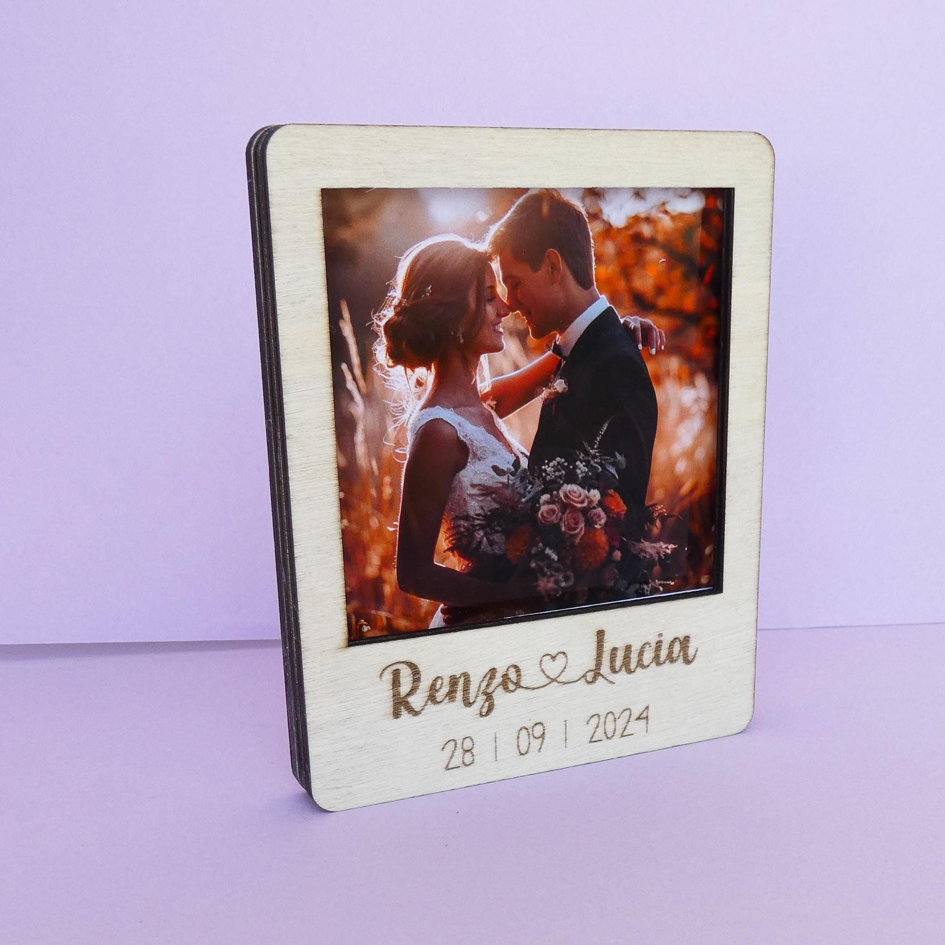 Cornice polaroid matrimonio, regalo sposi, regalo testimoni di nozze, matrimonio country chic, regalo anniversario