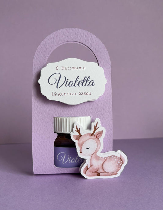 Nutelline personalizzate con bag per Battesimo bambina e compleanno bambino