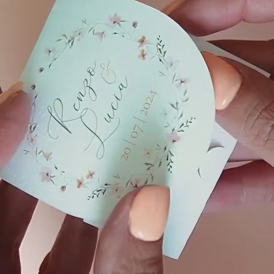 Segnaposto matrimonio con semi piantabili, bomboniere floreali, segnaposto tavola Prima Comunione,  bomboniera Cresima