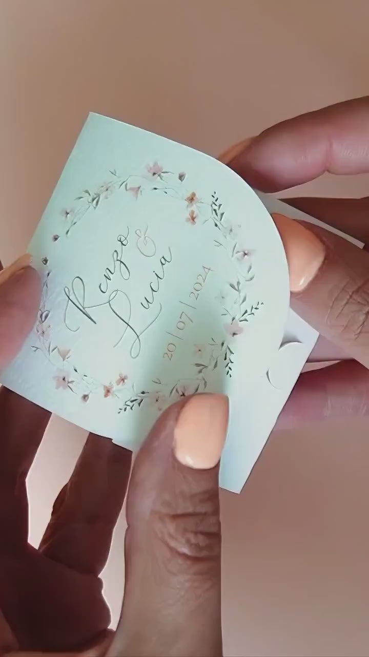 Segnaposto matrimonio con semi piantabili, bomboniere floreali, segnaposto tavola Prima Comunione,  bomboniera Cresima